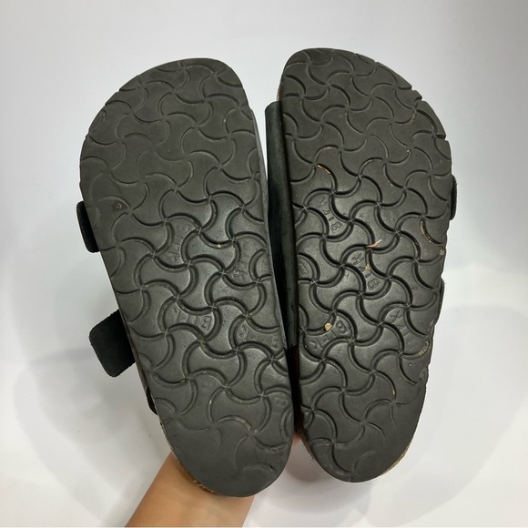 Birkenstock Milano black leather sandals casual trendy womens size 37 / 6 - Picture 7 of 10